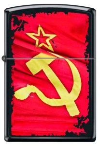 ZIPPO ЗАЖИГАЛКА 218 Soviet Flag Sickle