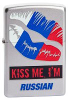 ZIPPO ЗАЖИГАЛКА 205 Kiss me Im Russian (CI003468)